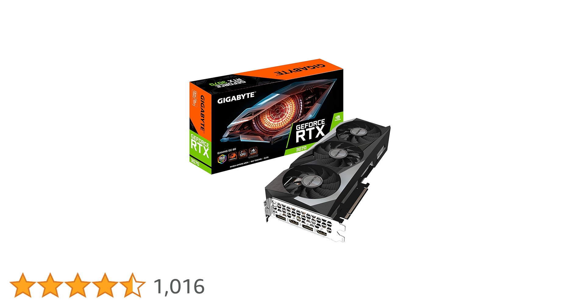 グラフィックボード・グラボ・ビデオカード GIGABYTE GeForce RTX 3070 GAMING OC 8G グラフィックボード・グラボ・ビデオカード GIGABYTE GeForce